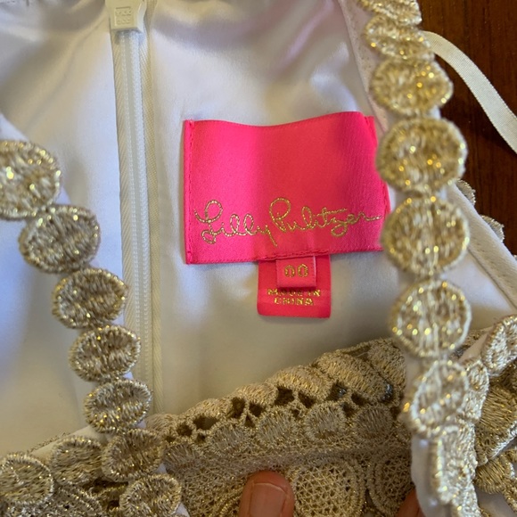 Lilly Pulitzer white pearl romper - Picture 2 of 2